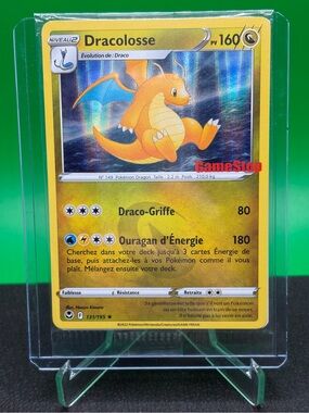 GAME STOP SEALED FRENCH Dracolosse “Dragonite” Holo Pokemon Card